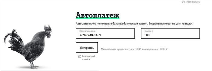 Введите свой номер телефона и перейдите к настройке.