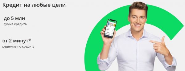 Кредиты Сбербанка для физических лиц в 2024 году.