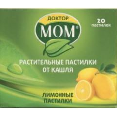 Доктор Мом пастилки лимон кор x20