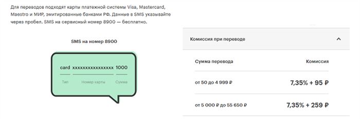 Как перевести деньги со счета МегаФон на карту по СМС