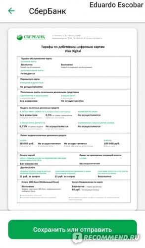 Цифровая Карта Visa Сбербанка за Границей • Ограничения программы