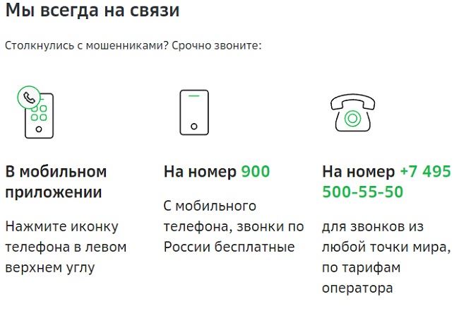 три способа связи со сбербанком если вы стали жертвой мошенничества и пострадали от этого