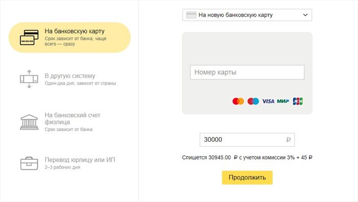 Вывод на карту