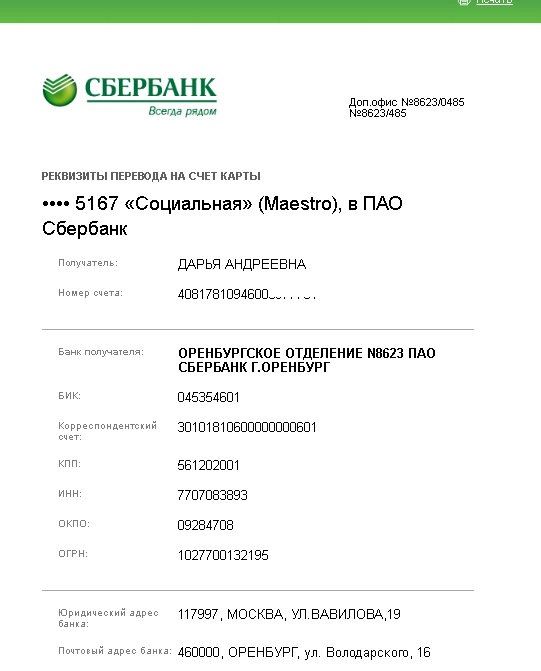 Реквизиты Сбербанка Для Возврата Денег на Карту При • Сроки возврата