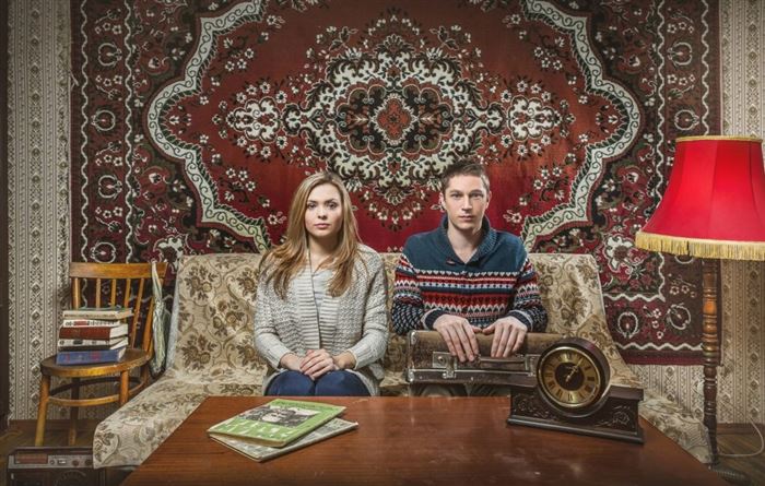 Супруги в новой квартире
