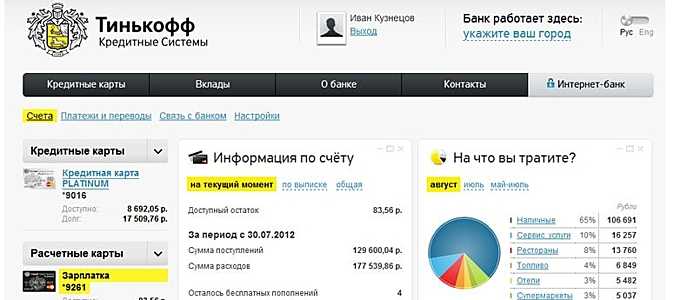 Банк Тинькофф Официальный Сайт Узнать Задолженность